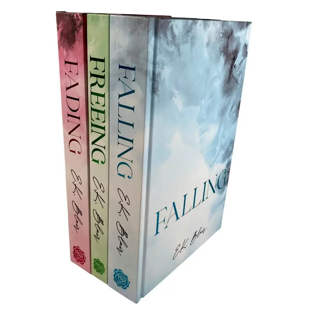 Roses & Thorns Box Fading-Freeing-Falling 3-Book Set by E.K. Blair HC Signed